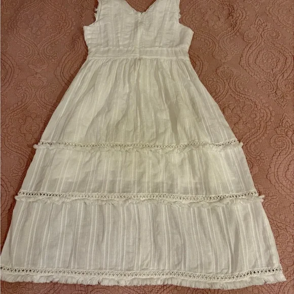 Ellison White Midi Dress - Picture 2 of 9